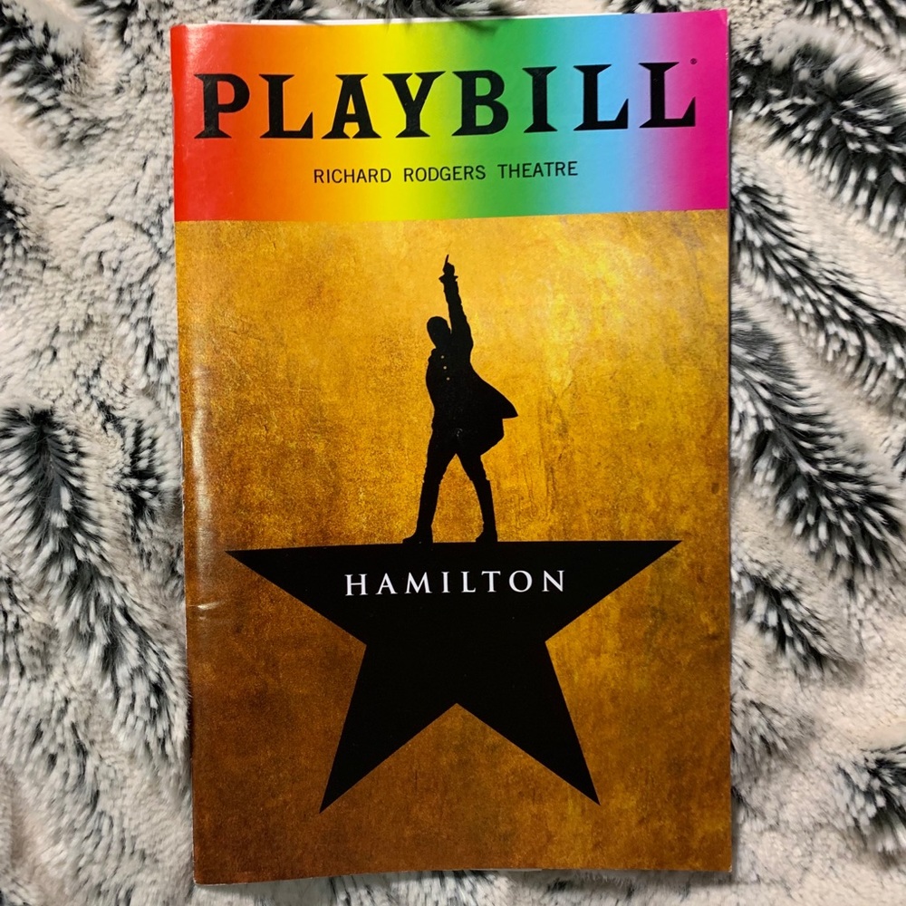 Hamilton 2018 Pride Playbill